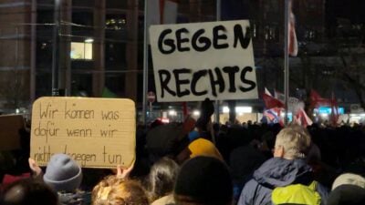 Demonstrationen gegen „Rechtsruck“: Zehntausende protestieren in deutschen Städten