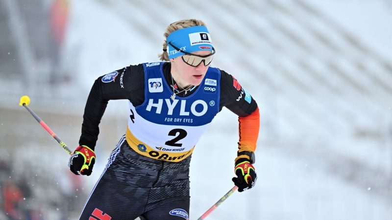 Olympiasiegerin Victoria Carl kam mit der deutschen Staffel auf Rang zwei.