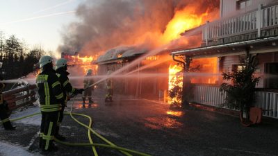 Bayern: Westernstadt „Pullman City“ in Flammen