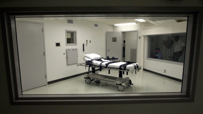 Blick in Alabamas Kammer für Hinrichtungen mit tödlicher Injektion in der Holman Correctional Facility (Justizvollzugsanstalt). Nun soll in Alabama eine Hinrichtung mittels sogenannter Stickstoffhypoxie stattfinden (Archivbild).