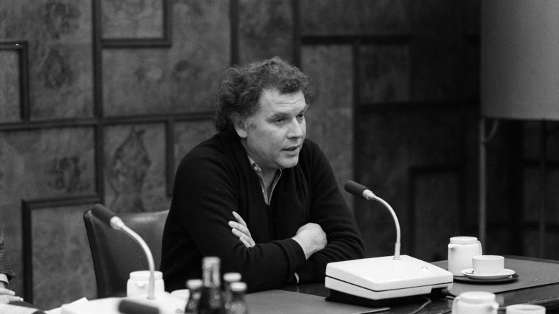 Frank-Patrick Steckel im Jahr 1984 vor seinem Antritt als Intendant des Schauspielhauses Bochum.