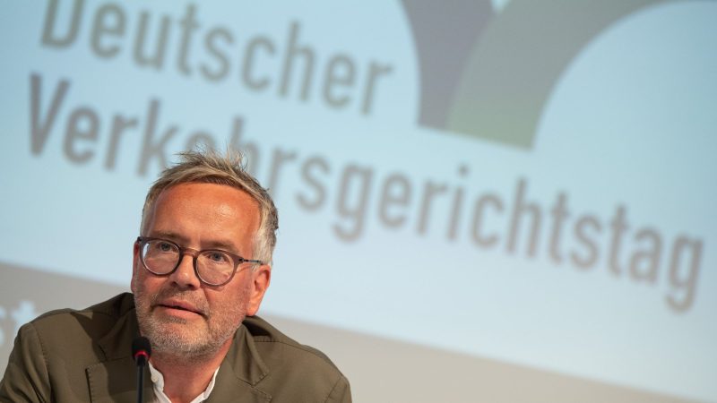 Ansgar Staudinger, der Präsident des Deutschen Verkehrsgerichtstages, in Goslar.