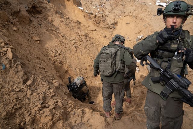 Israels Armee hat bestätigt, Tunnel der islamistischen Hamas im Gazastreifen geflutet zu haben.