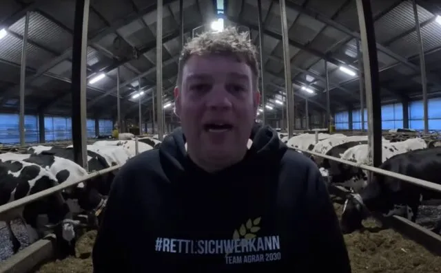 Der schleswig-holsteinische Bauer Thomas Andresen hat sich am 29. Januar 2024 selbst interviewt, nachdem er für einen „hart aber fair“-TV-Auftritt eien Absage erhalten hatte.