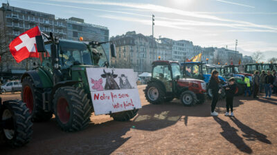 „Wir wollten die Leute aufrütteln“: Bauernproteste erreichen die Schweiz