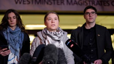 Londoner Prozess gegen Greta Thunberg hat begonnen