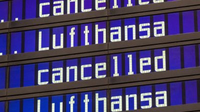 Heute Warnstreik beim Lufthansa-Bodenpersonal
