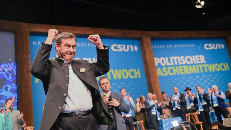 Markus Söder beim politischen Aschermittwoch der CSU.