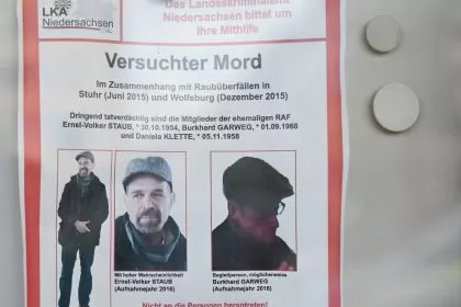 RAF-Fall bei „Aktenzeichen XY“: Appell an Unterstützer