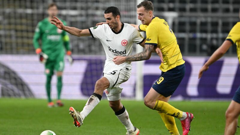 Eintracht Frankfurt verspielt Sieg bei Saint-Gilloise