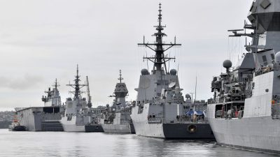 Die Zahl der australischen Kriegsschiffe wird sich in den kommenden Jahrzehnten auf 26 mehr als verdoppeln, was als die größte Aufstockung der Marinekapazitäten aller Zeiten bezeichnet wird.