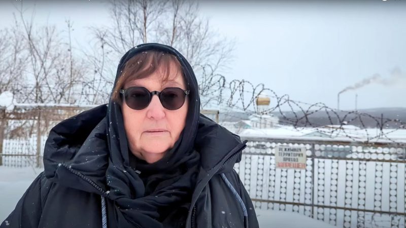 Die Mutter des in Haft gestorbenen Kremlgegners Nawalny, Ljudmila Nawalnaja.