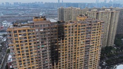Mindestens 15 Tote nach Wohnhausbrand in Ostchina