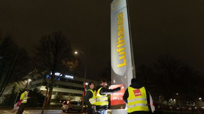Warnstreik bei Lufthansa – Passagiere nicht betroffen