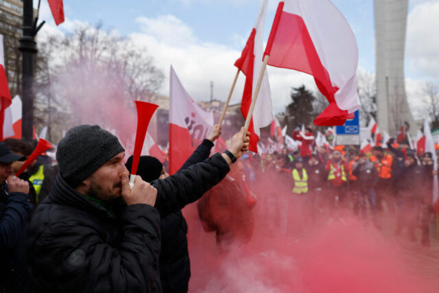 Bauernproteste in Polen eskalieren: Gegen den Green Deal und ukrainische Billigprodukte