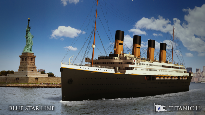 Animation der Titanic II