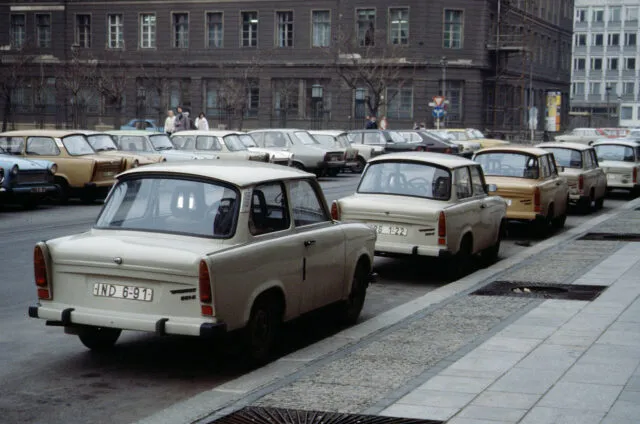 Der Trabi prägte das Stadtbild Ostdeutschlands