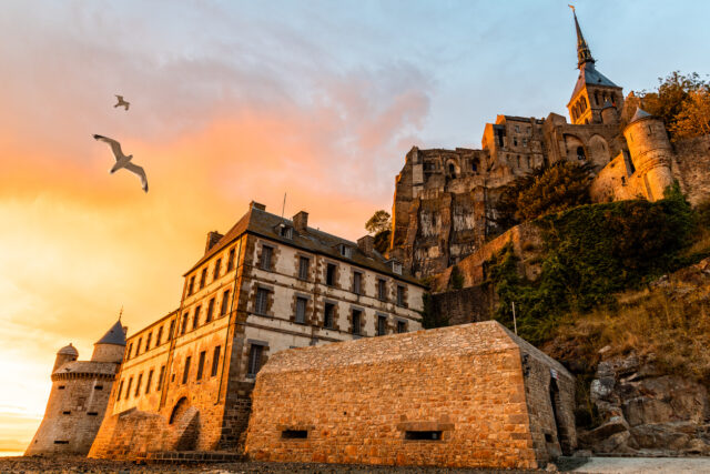 Festungsmauer von Mont Saint-Michel