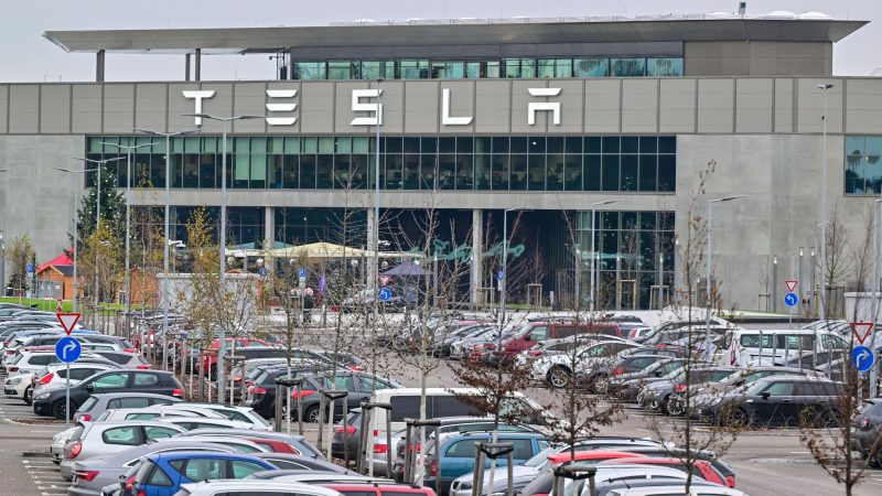 In Grünheide steht die einzige europäische Fabrik des Unternehmens von Milliardär Elon Musk.