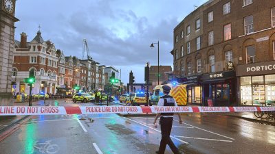 Waffe bei Aufprall ausgelöst – zwei Frauen in London verletzt