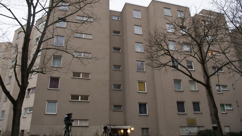 Das Mehrfamilienhaus im Berliner Stadtteil Kreuzberg, in dem die frühere RAF-Terroristin Daniela Klette wohnte.