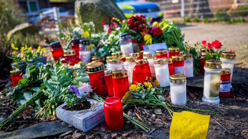 Gedenken an die vier Opfer der tödlichen Schüsse — Bundeswehrsoldat unter Verdacht