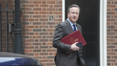 Der Außenminister von Großbritannien: David Cameron.