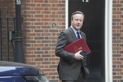 Der Außenminister von Großbritannien: David Cameron.