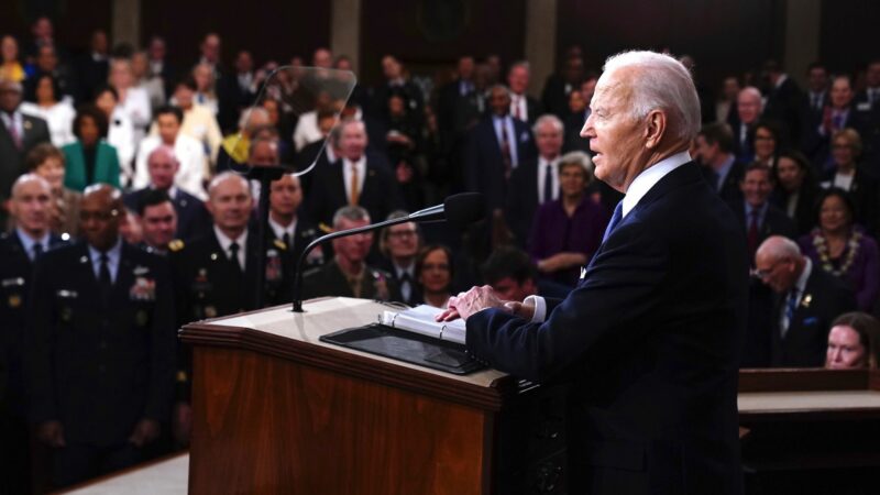 Biden hat in seiner Ansprache auch dazu aufgerufen, die Demokratie in den USA mit aller Kraft zu verteidigen.