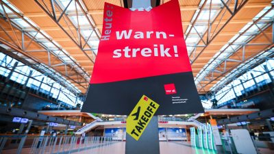 Ein Warnstreik des Sicherheitspersonals führt am Donnerstag und Freitag zu Einschränkungen an vielen deutschen Flughäfen.