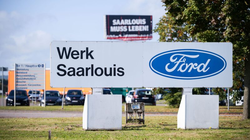 Das Ford-Werk in Saarlouis: Ende 2025 beendet der amerikanische Autobauer hier seine Focus-Produktion.