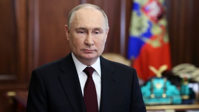 Erste Teilergebnisse: Knapp 88 Prozent für Putin