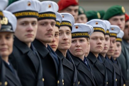 Insgesamt haben im vergangenen Jahr 15.935 Männer und 2867 Frauen den Dienst bei der Bundeswehr angetreten, in Summe also 18.802 Rekruten.