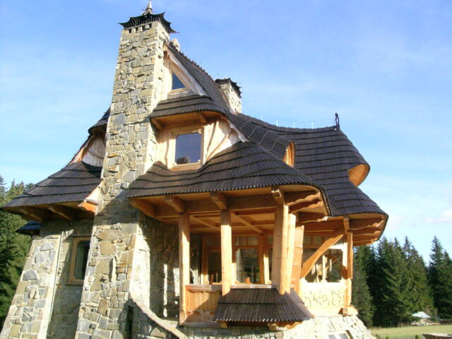 Eines der märchenhaften Häuser