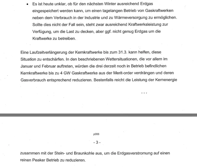 Enthüllt: Grüne haben Ratschläge von Experten zur KKW-Laufzeitverlängerung umgedreht