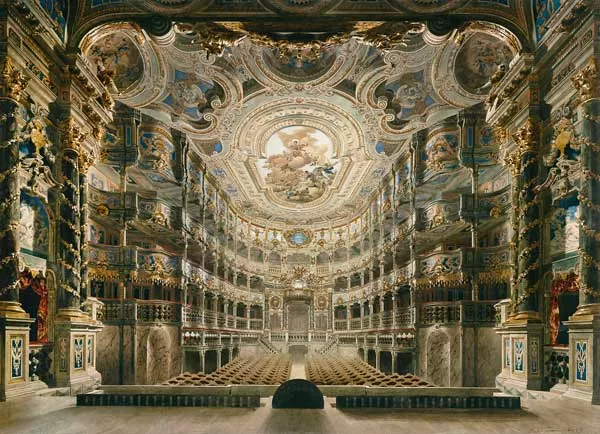 Gemälde vom Markgräflichen Opernhaus