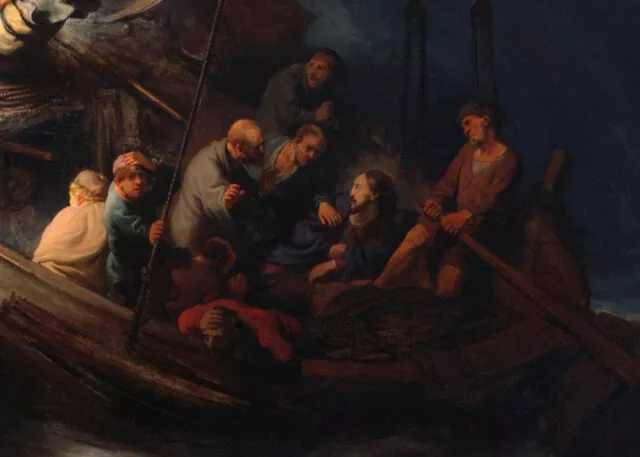 Jesus Christus in einem Gemälde von Rembrandt