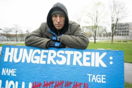 Aktivist Wolfgang Metzeler-Kick befindet sich seit dem 7. März im Hungerstreik.