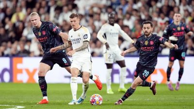 Spektakel in Madrid: City und Real spielen 3:3