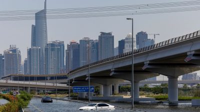 Emirate erneut von Starkregen betroffen: Schulen und Büros geschlossen