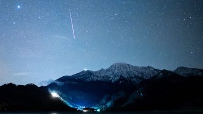 Sternschnuppen am Maihimmel: Bruchstücke des Halleyschen Kometen kommen