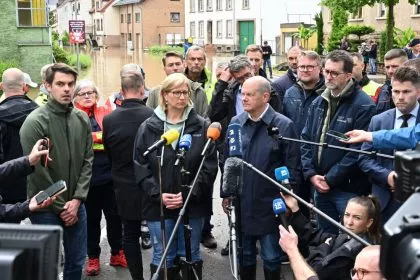 Dauereinsatz im Katastrophengebiet: Schwere Schäden durch Hochwasser