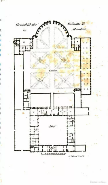 Grundriss des Palazzo del Te