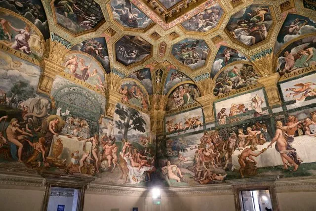 Raum von Amor und Psyche im Palazzo del Te