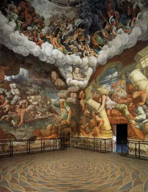 Die Halle der Giganten im Palazzo del Te