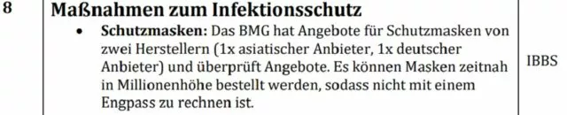 RKI-Files vom 2. März 2020: Masken würden zeitnah bestellbar sein. Foto/Screenshot: RKI