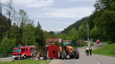 Schwerer Unfall mit Maiwagen bei Freiburg: Polizei veröffentlicht Einzelheiten