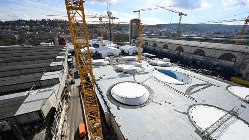 Die Baustelle des milliardenschweren Bahnprojekts Stuttgart 21.