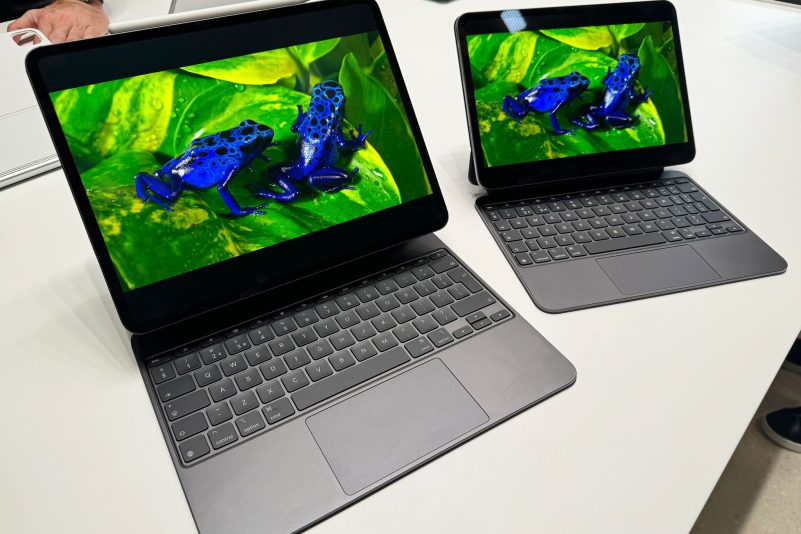 Die neuen iPad Pro-Modelle auf einem Event von Apple.
