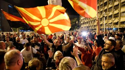 Nordmazedonien: Opposition feiert Machtwechsel